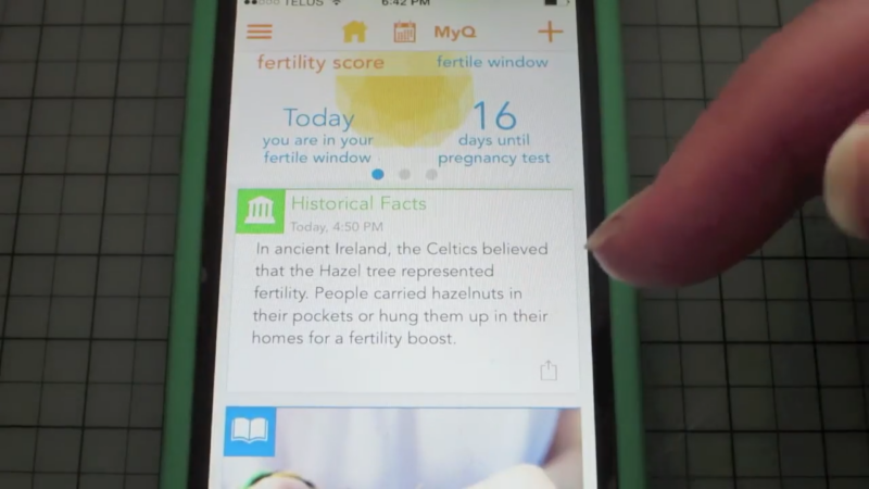 Ovia Fertility & Cycle Tracker App