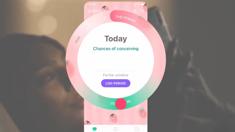 The Image Shows the Wocute Women’s Health App